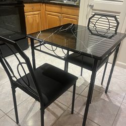 Table With 2 Chairs 