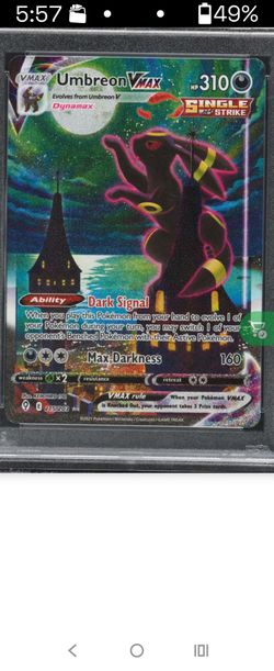 Umbreon VMAX (Alternate Art Secret) - SWSH07: Evolving Skies (SWSH07)
Umbreon VMAX (Alternate Art Secret) - SWSH07: Evolving Skies (SWSH07)
