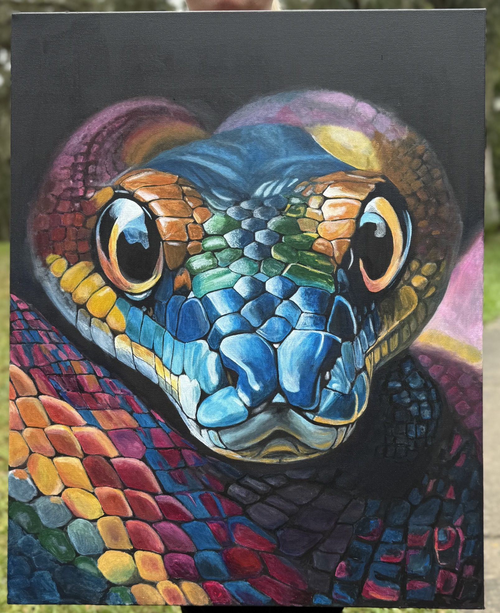 Acrylic paint 24x30 inch