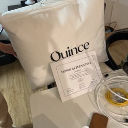 Quince Down Comforter - White