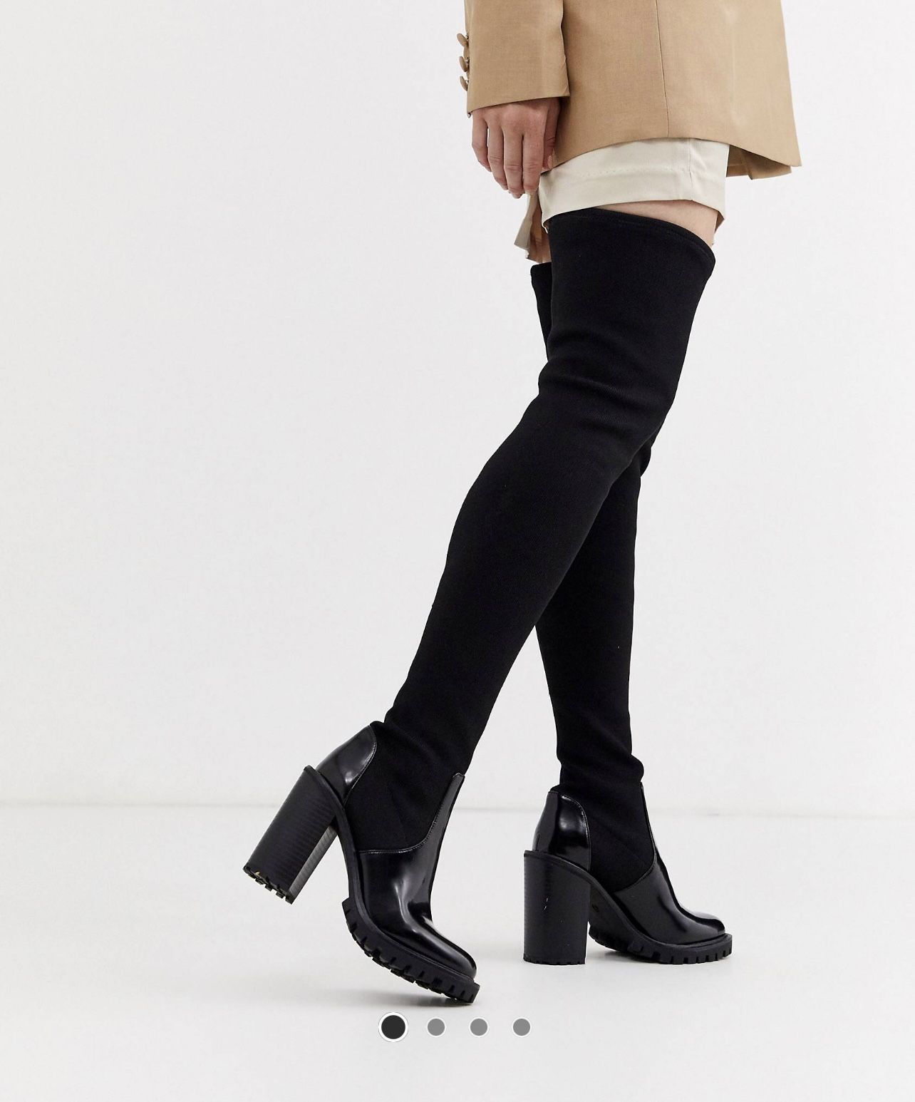 Thigh High leather Boots