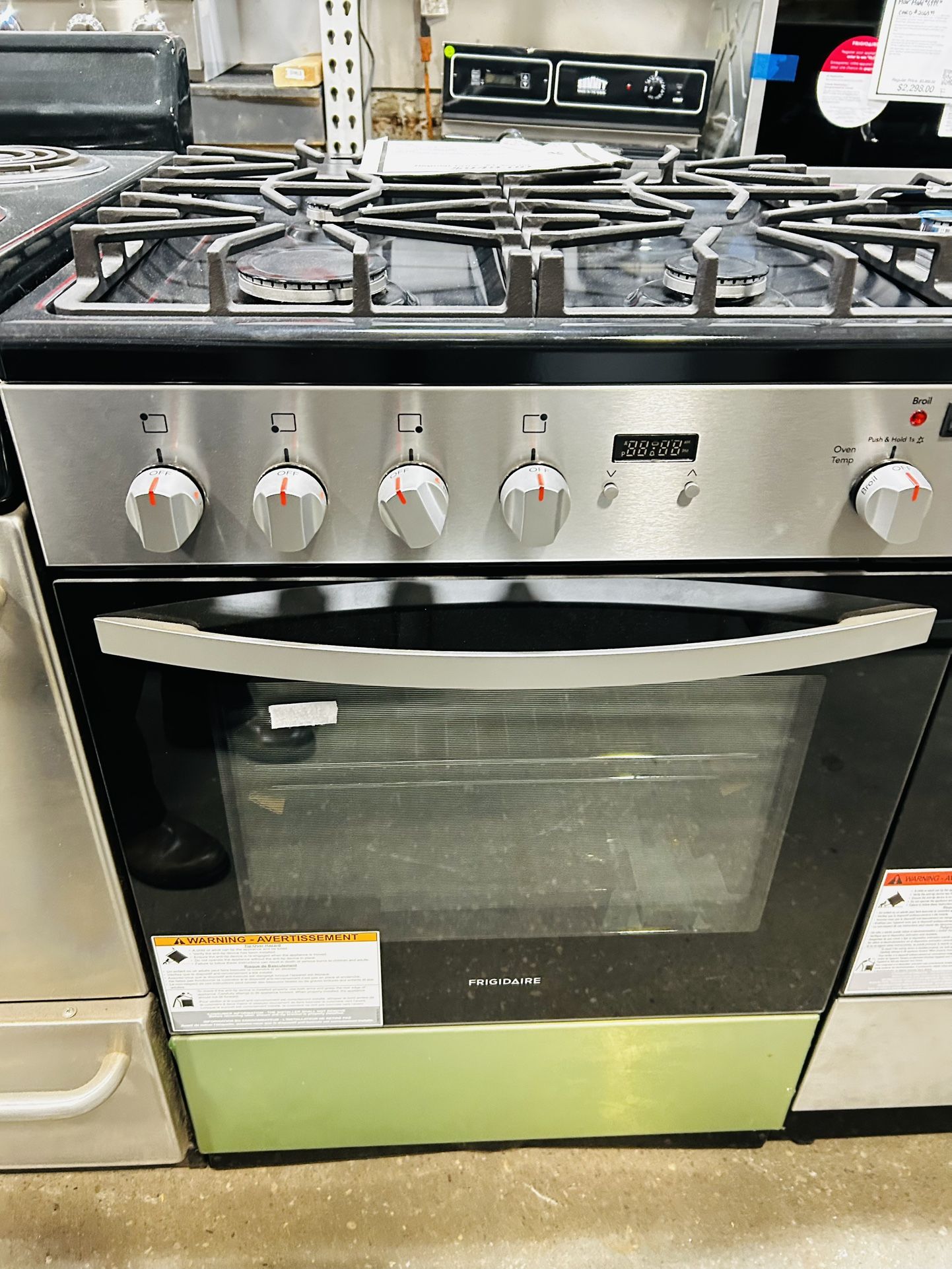 24” Estufa De Gas En Acero Inoxidable Nueva