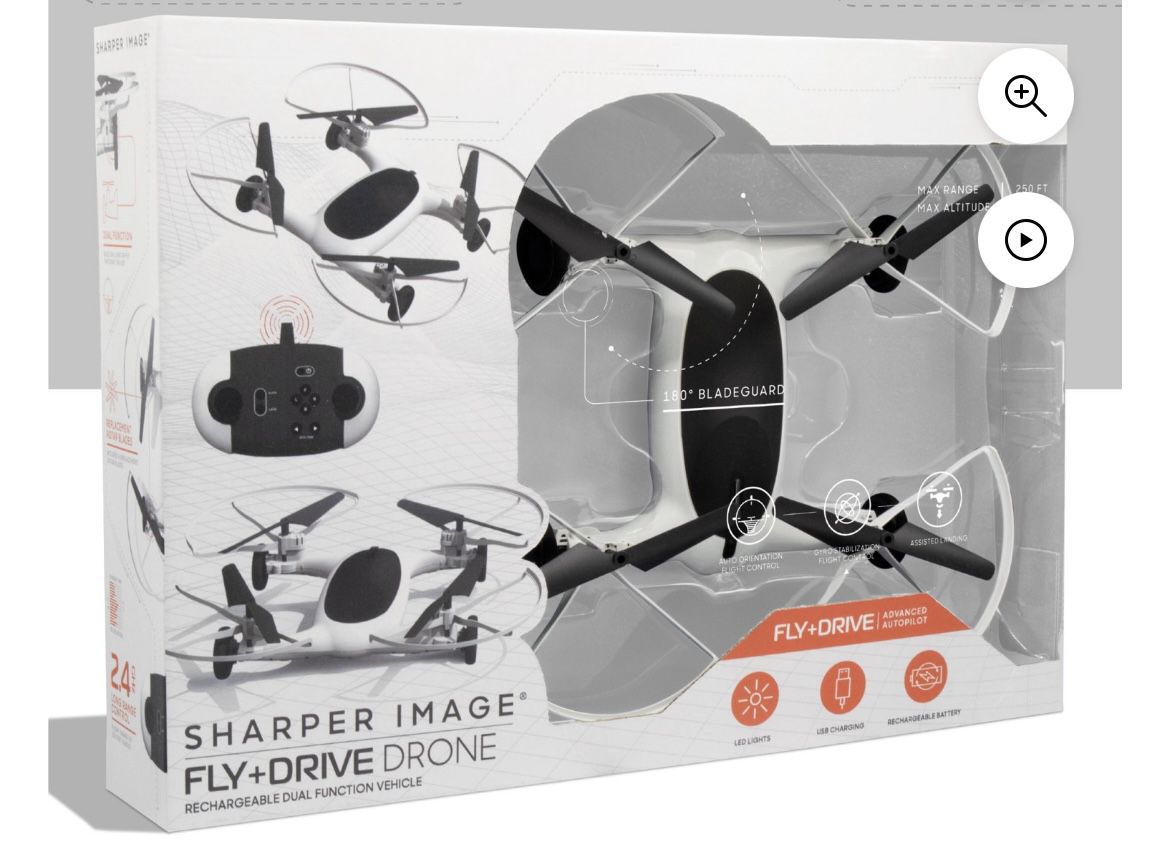 Sharper Image Fly & Drive Drone