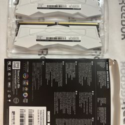 TEAMGROUP T-Force Delta RGB DDR5 Ram 32GB (2x16GB) 6000MHz PC5-48000 CL30 Intel XMP 3.0 & AMD Expo Compatible Desktop Memory Module Ram White FF4D532G