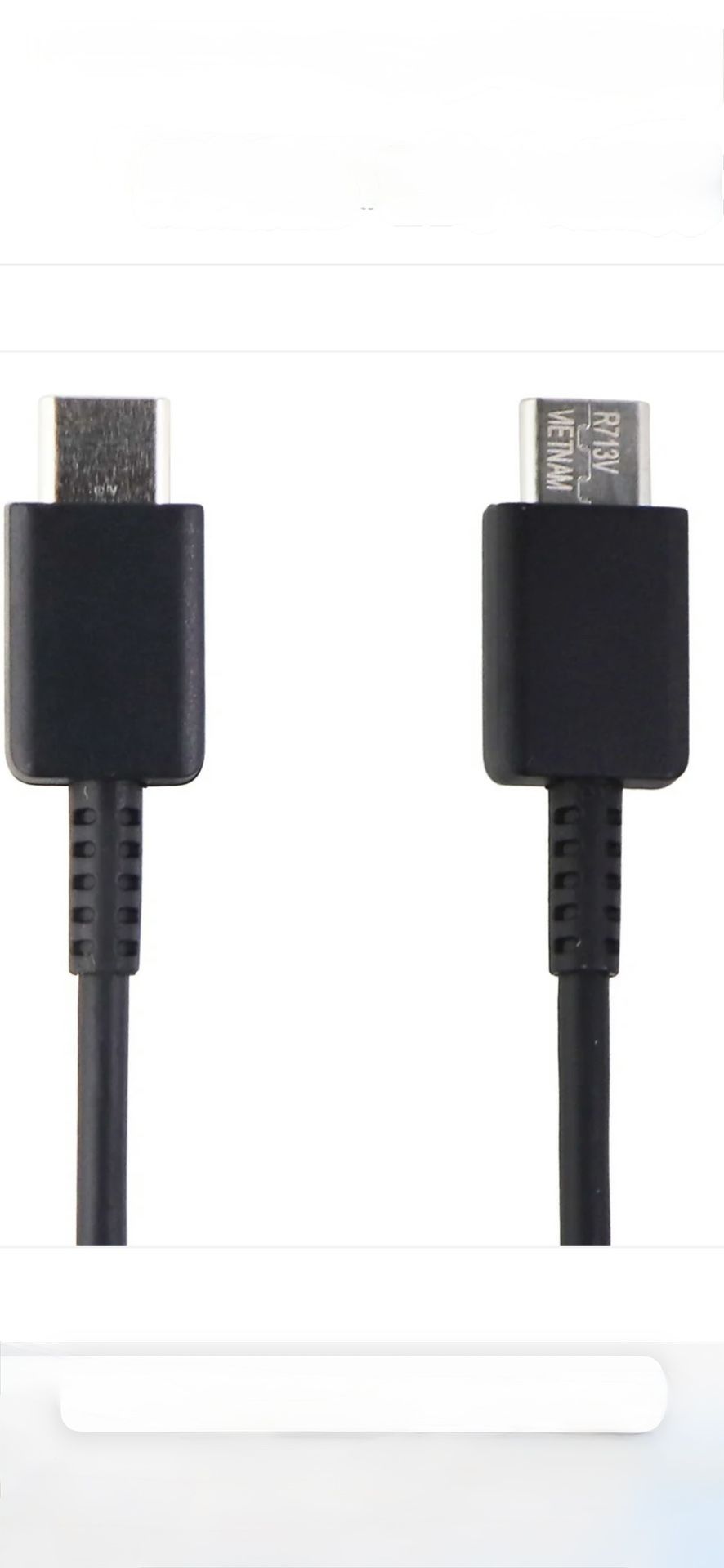 Samsung USB-C to USB-C Charging Cable (EP-DN980) – 3.3ft – Black – Fast Charge