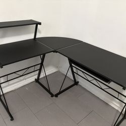 Black Desk And Chair Combo