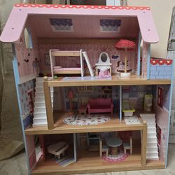 Kids Craft Chelsea Wooden Doll House
