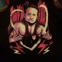 Owen Hart - KING OF HARTS T-Shirt - Size XL - Pro Wrestling TEE Crate AEW WWE