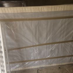 Queen Mattress,  Box Spring, And Frame