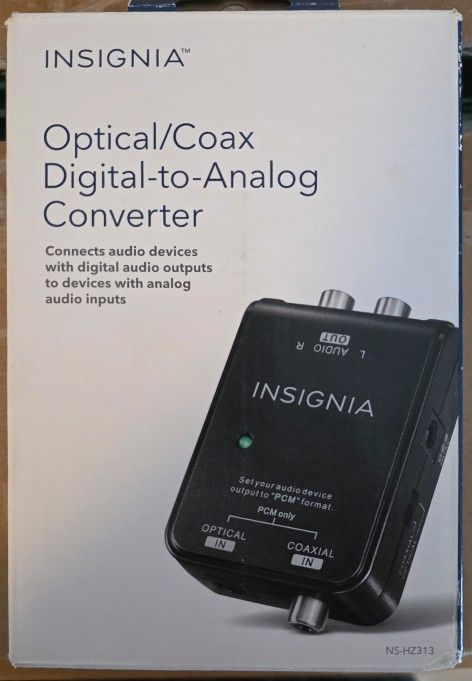 Optical/coax digital-To-analog Converter