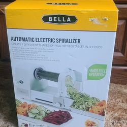 Brand New Bella 4 In 1 Electric Spiralizer With Recipe Book