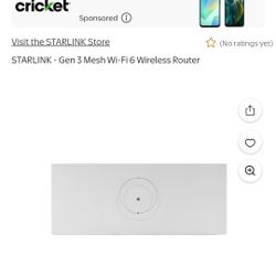 Starlink Gen 3 Mesh Router With A/C