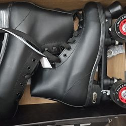 Black Leather Skates Men's Size 8