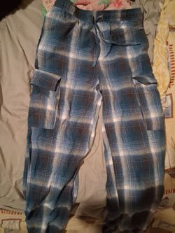 xsmall plaid cargo pants