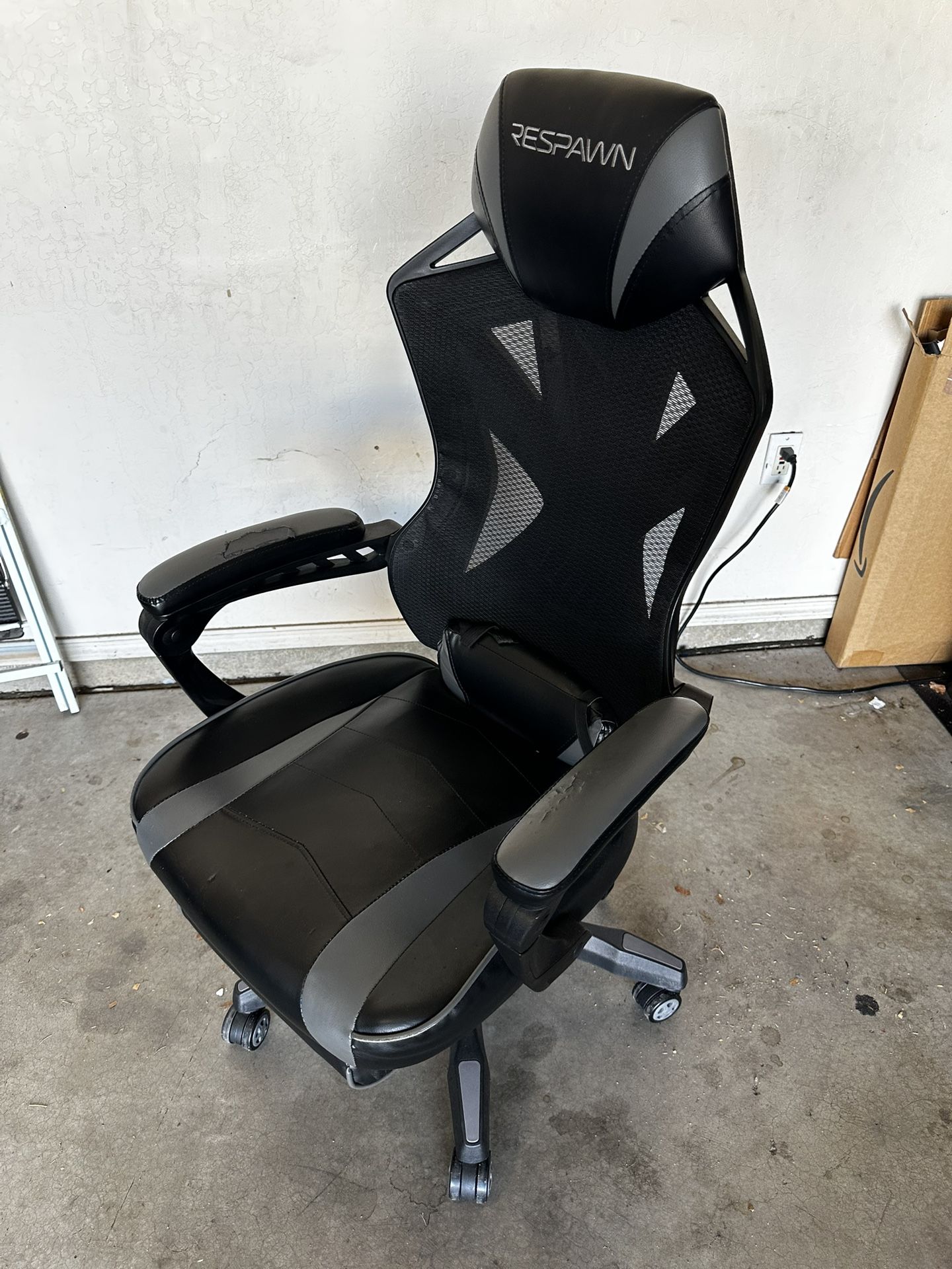 Black And Gray Gaming Chair