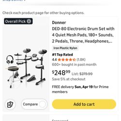 Donner DED 80 Brand New (sorta)