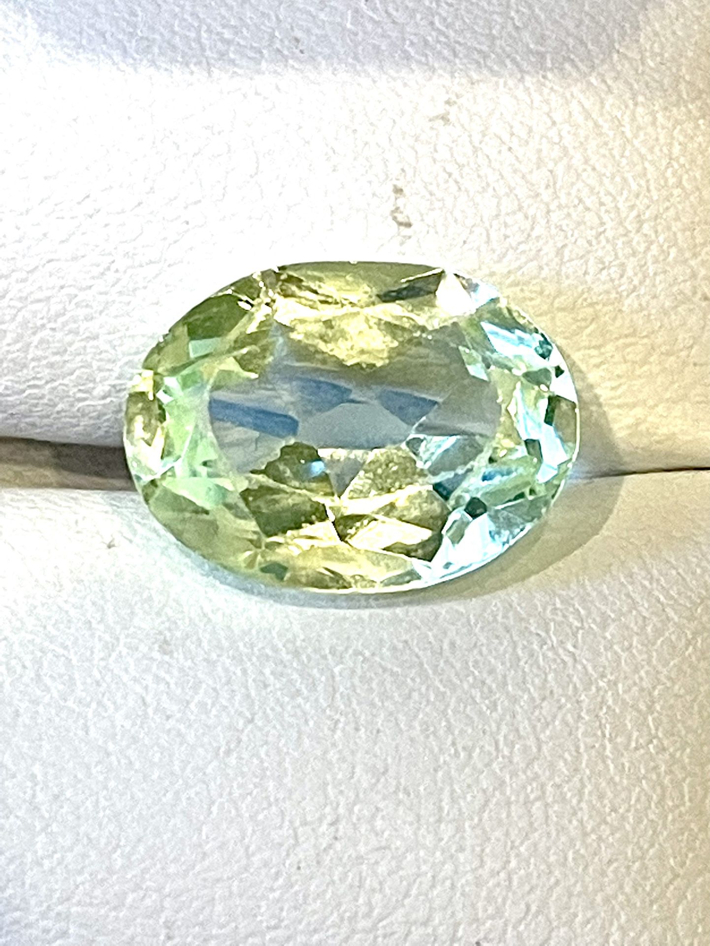 Chrysoberyl or Green Topaz Cabochon 8.4 Carat