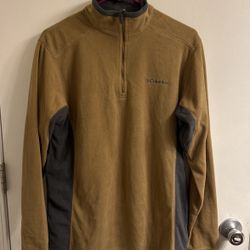 Columbia Mens Small Half Zip Pullover Fleece