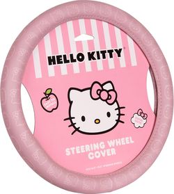 Hello Kitty pink steering wheel cover