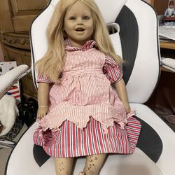 Annette Himstedt “ Lisa” 28” Tall Doll 
