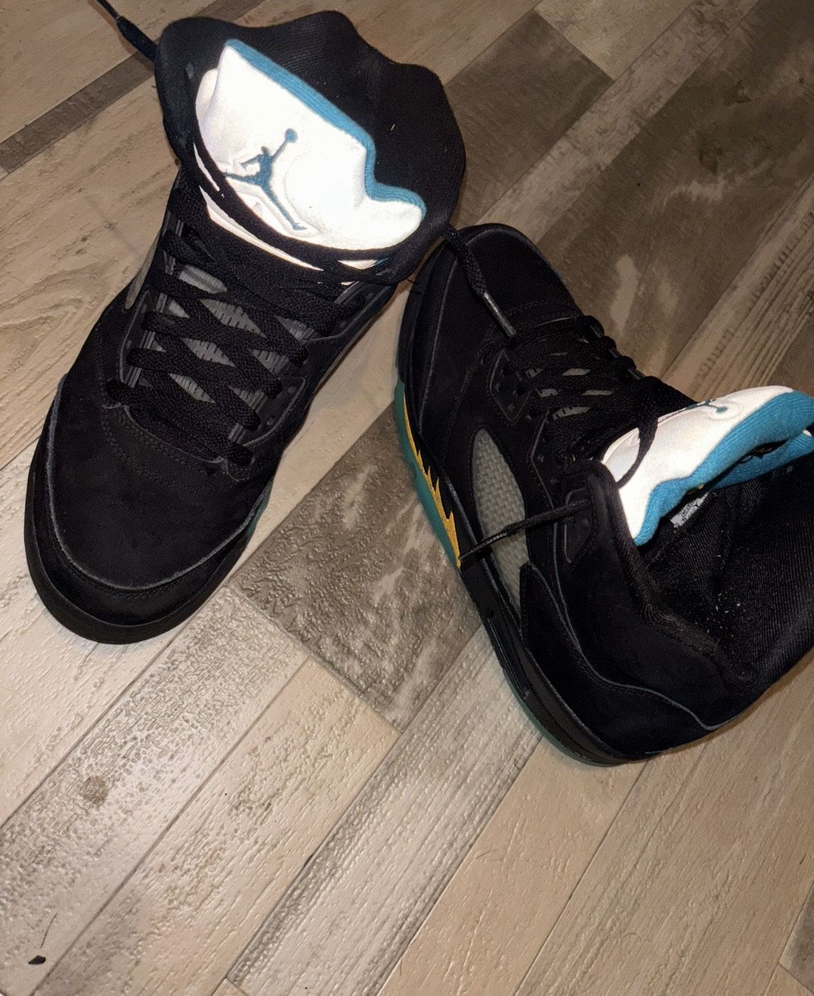 Jordan 5s Aqua