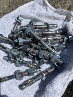 HILTI 5/8 in. x 4-1/2 in. Kwik Bolt TZ2-Carbon Steel Zinc Plated Hex Nut Concrete Wedge Anchor (15-pack)