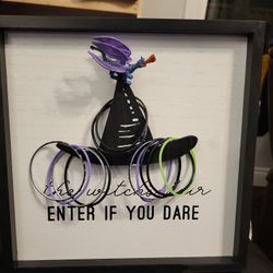 11 Piece Collection Of Sparkling Witchy Halloween Metal And Jelly Bracelets