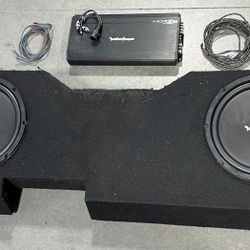 ** Rockford Fosgate Silverado/Sierra Subwoofers & amp **