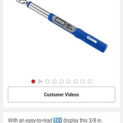 3/8" Drive Quinn Torque Wrench