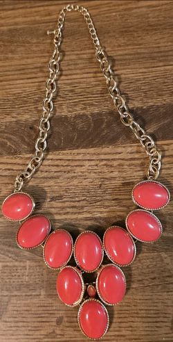 Costume Oval Chain Choker Necklace