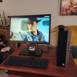 HP EliteDesk 800 G3 SFF dektop computer  Intel core i7-6700U @ 3.40ghz 32GB RAM 240GB NVMe m.2 SSD Win 11 Pro, Ethernet connection.  Microsoft office 