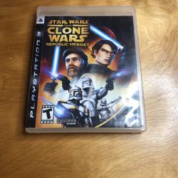 PlayStation 3 / PS3 -  Star Wars The Clone Saga Republic Heroes