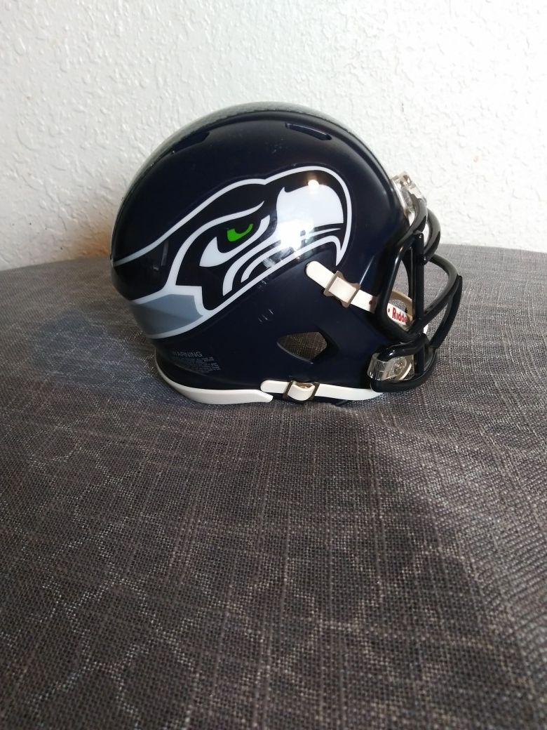Riddle Seahawks mini helmet .