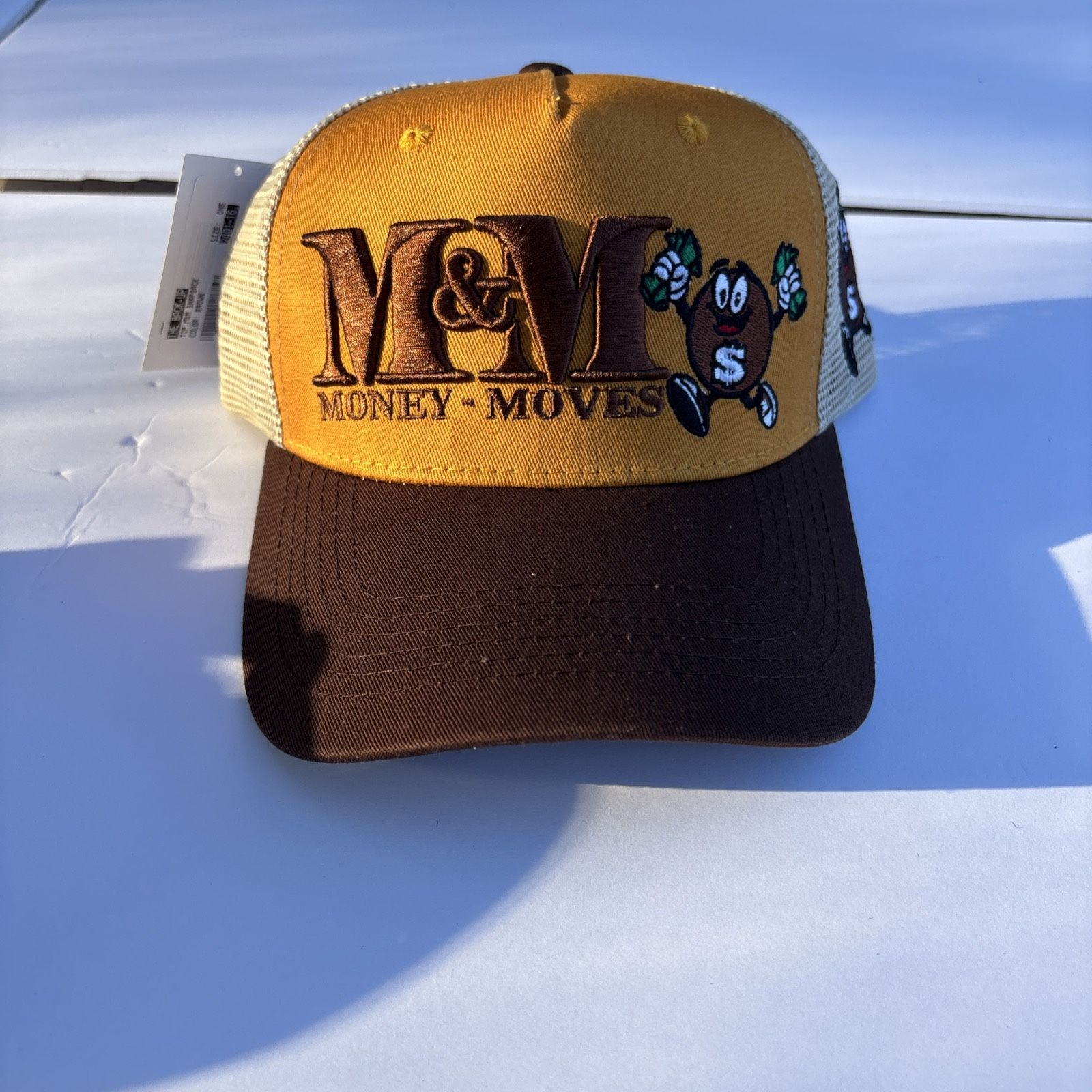 Money Moves M&M's Trucker Hat Snapback Cap