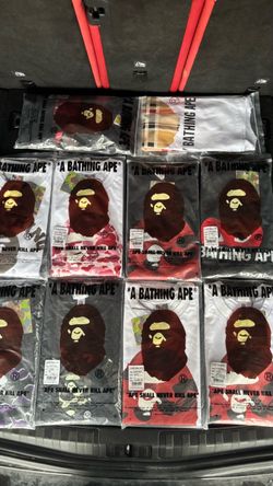 BAPE By Bathing Ape Black T-Shirt Size Small