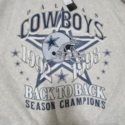 Mens LARGE Cowboys Sweater