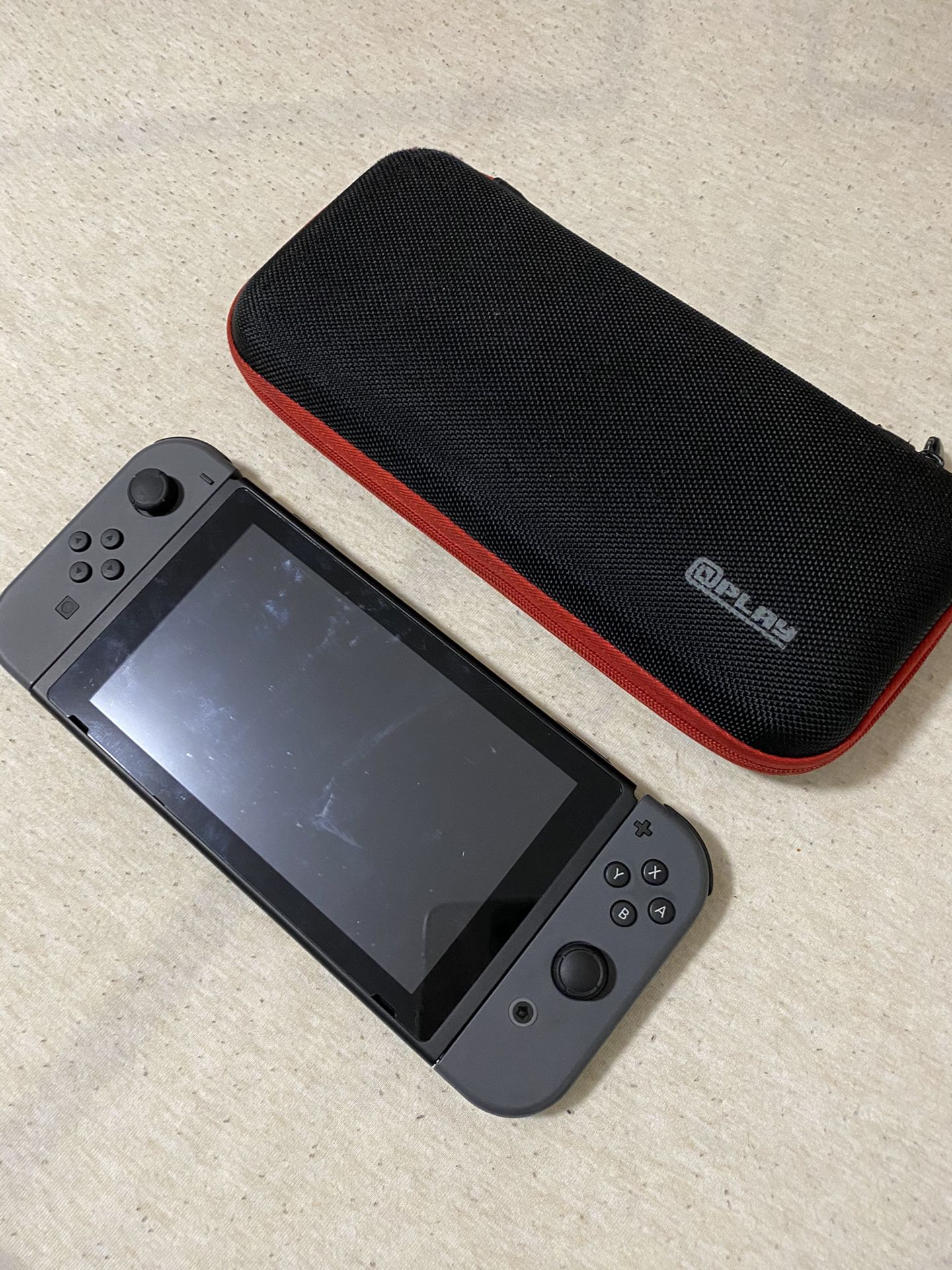 Nintendo switch with box and case like NEW