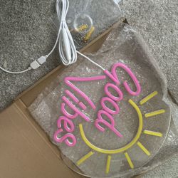 Good Vibes Neon Sign