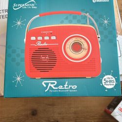 Retro Portable Bluetooth Speaker 