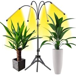 New in box Grow Light, LED Grow Lights for Indoor Plants Full Spectrum 80W Plant Light Adjustable Tripod Stand with Timer Plant Lights