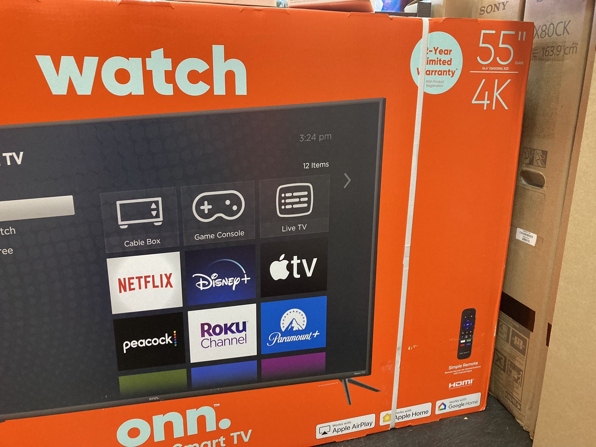 55”ONN ROKU SMART TV