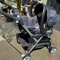 Chicco KeyFit 30 Infant Car Seat & Stroller Travel System – $50