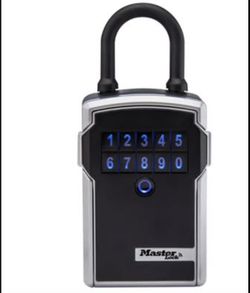 Master Lock Portable Bluetooth® Lock Box for Keys, Metal, 3-1/4 in — 7-13/64 in