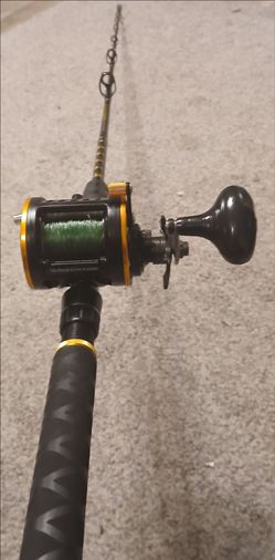 1)New God/ black series TSUNAMI 30LW on combo custom grip Hybrid Graphite med Action TSUNAMI Wreckage 6'6 Combo Rod