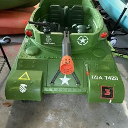 Tank Ride On Toy