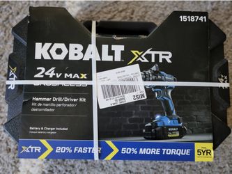 Kobalt  XTR 1/2-in 24-volt Max Variable Speed Brushless Cordless Hammer Drill NEW