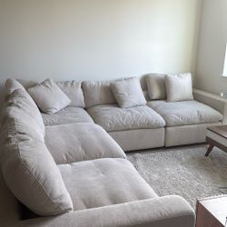 5 Piece Sectional Cloud Couch 