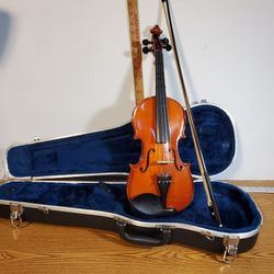 Karl Reiser SL13-VA 3/4 Violin Outfit W/ Hard Case. Ready To Play