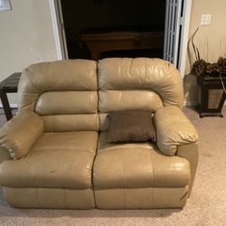 Tan Loveseat 