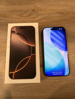 Mint iPhone 16 Pro 128 gb Desert Titanium (Tmobile)